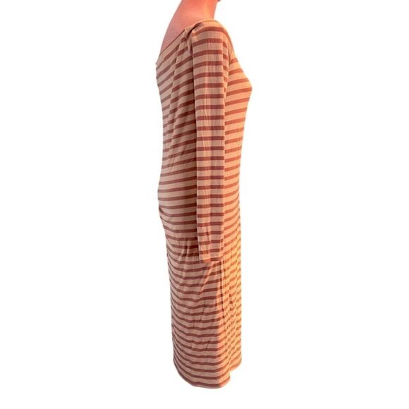 NWOT ATM Made in PERU Incredibly SOFT Micromodal Knit Dress Knee Length L - Picture 3 of 9